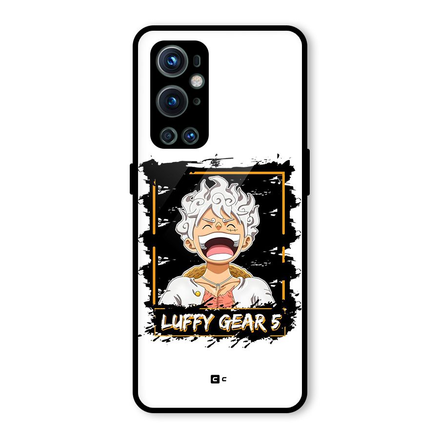 Luffy Gear 5 Glass Back Case for OnePlus 9 Pro