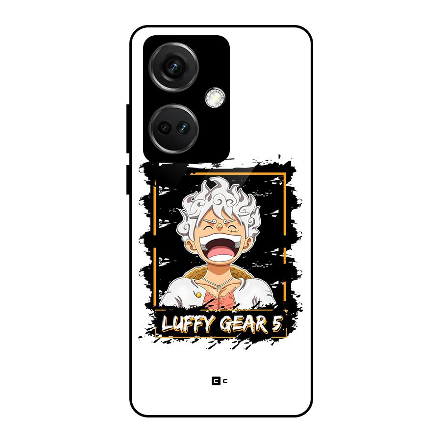 Luffy Gear 5 Glass Back Case for OnePlus Nord CE 3 5G