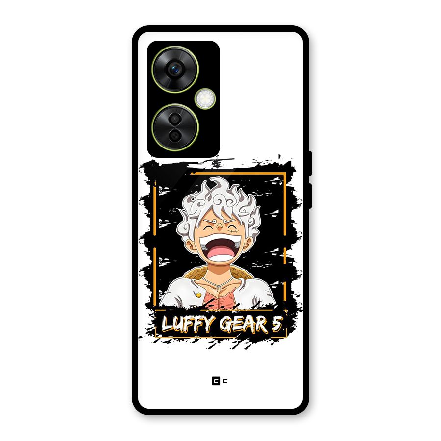 Luffy Gear 5 Glass Back Case for OnePlus Nord CE 3 Lite