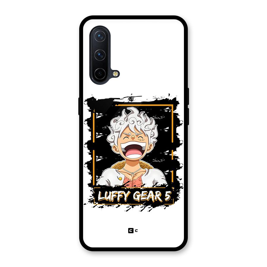 Luffy Gear 5 Glass Back Case for OnePlus Nord CE 5G