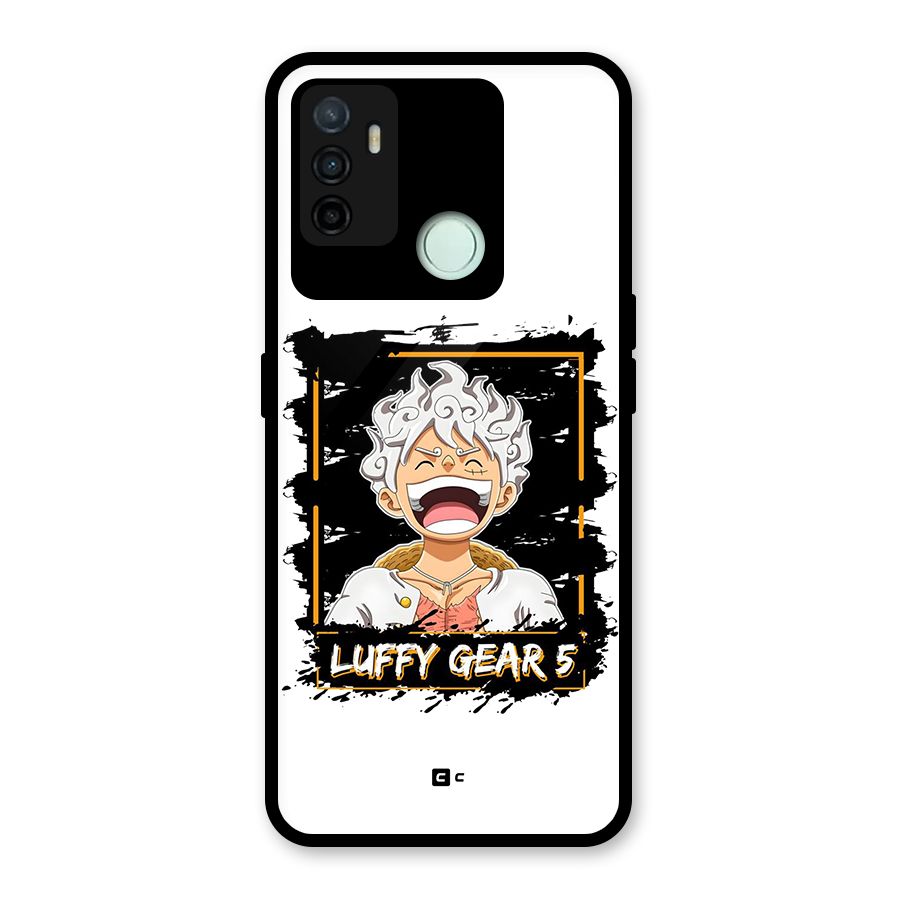 Luffy Gear 5 Glass Back Case for Oppo A53