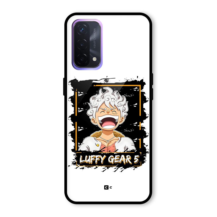 Luffy Gear 5 Glass Back Case for Oppo A74 5G