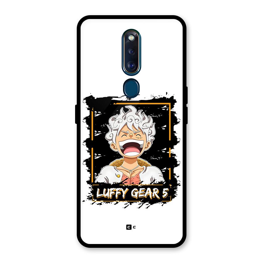 Luffy Gear 5 Glass Back Case for Oppo F11 Pro