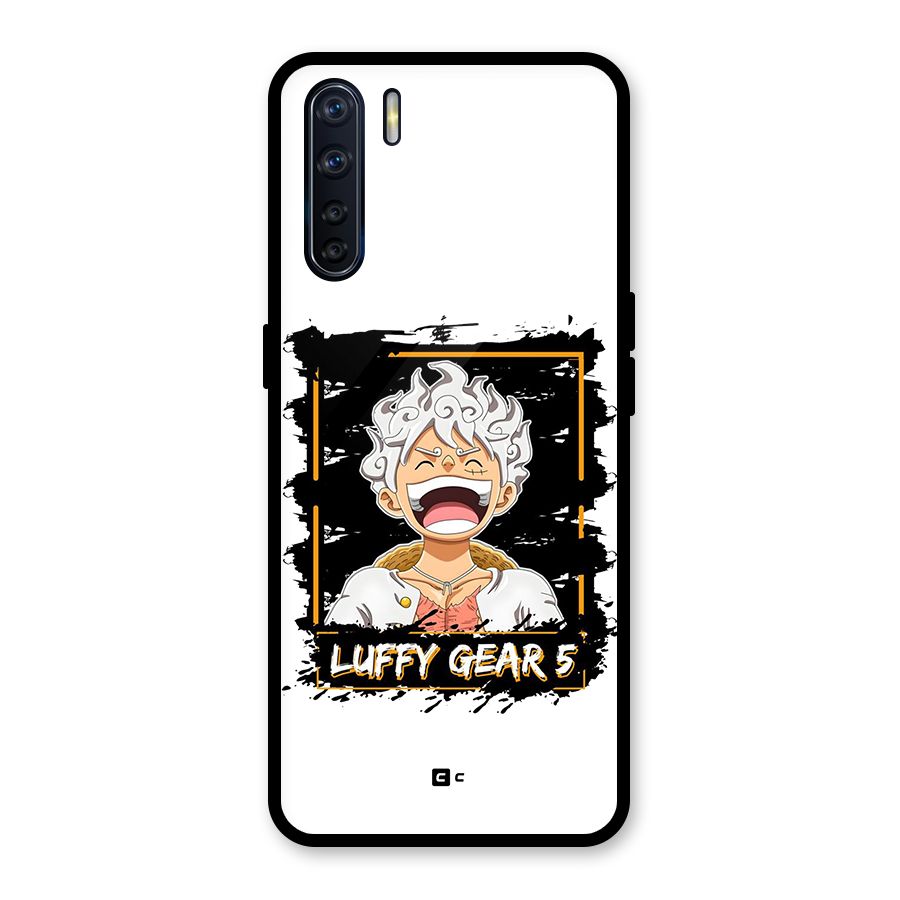 Luffy Gear 5 Glass Back Case for Oppo F15