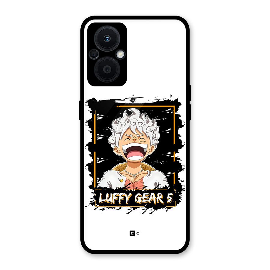 Luffy Gear 5 Glass Back Case for Oppo F21s Pro 5G