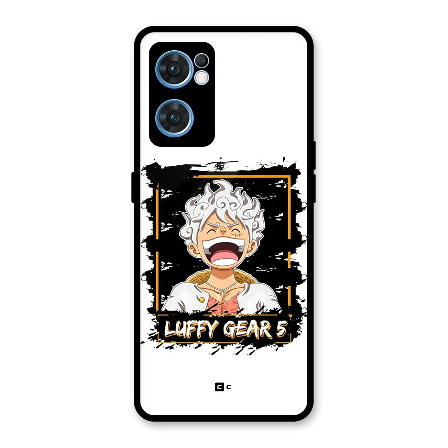 Luffy Gear 5 Glass Back Case for Oppo Reno7 5G