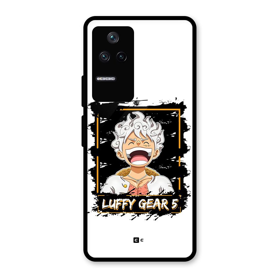 Luffy Gear 5 Glass Back Case for Poco F4 5G