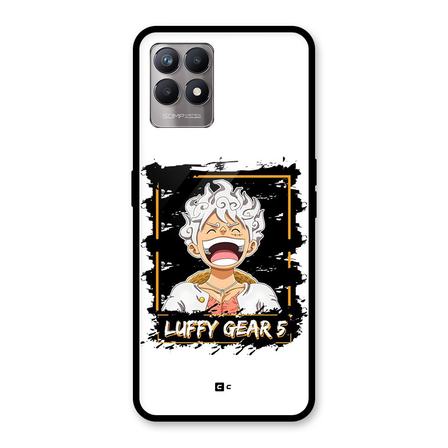 Luffy Gear 5 Glass Back Case for Realme Narzo 50