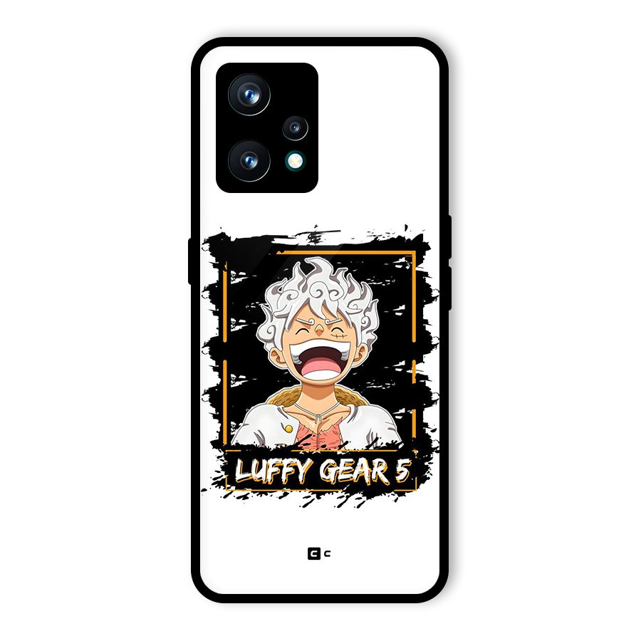 Luffy Gear 5 Glass Back Case for Realme Narzo 50 Pro