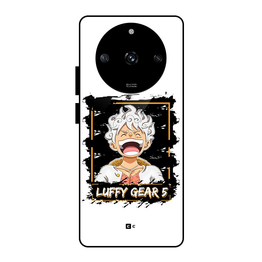 Luffy Gear 5 Glass Back Case for Realme Narzo 60 5G