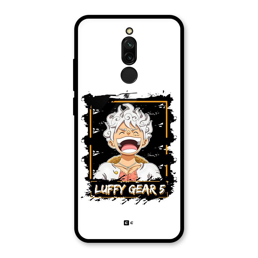 Luffy Gear 5 Glass Back Case for Redmi 8