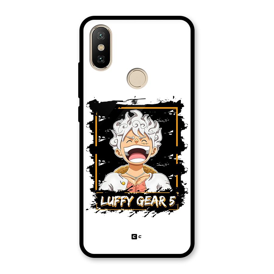 Luffy Gear 5 Glass Back Case for Redmi A2