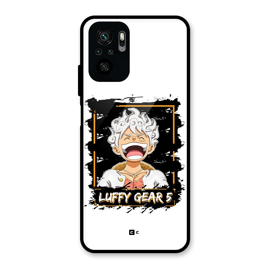 Luffy Gear 5 Glass Back Case for Redmi Note 11 SE