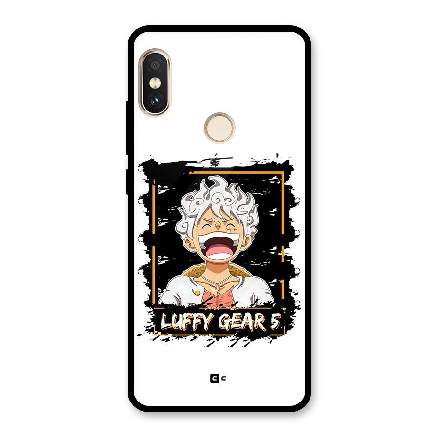 Luffy Gear 5 Glass Back Case for Redmi Note 5 Pro