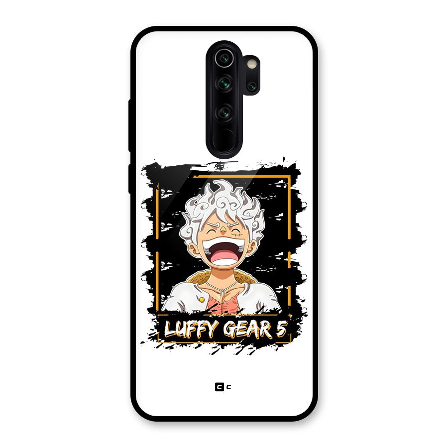 Luffy Gear 5 Glass Back Case for Redmi Note 8 Pro