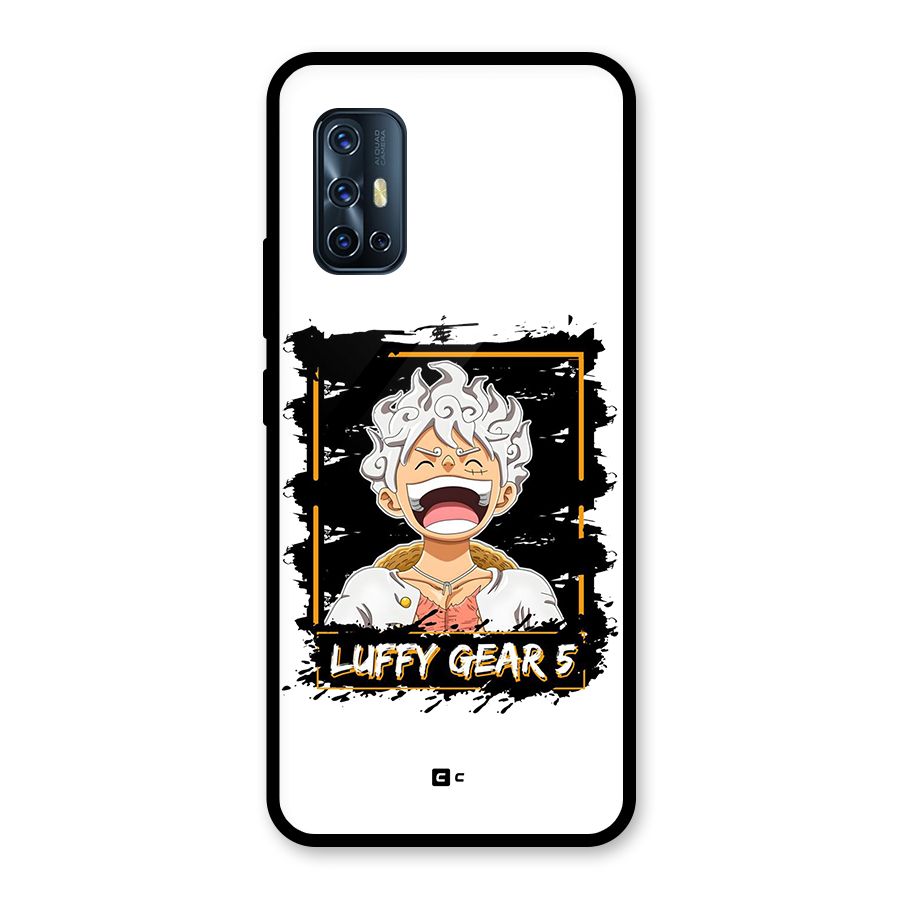 Luffy Gear 5 Glass Back Case for Vivo V17
