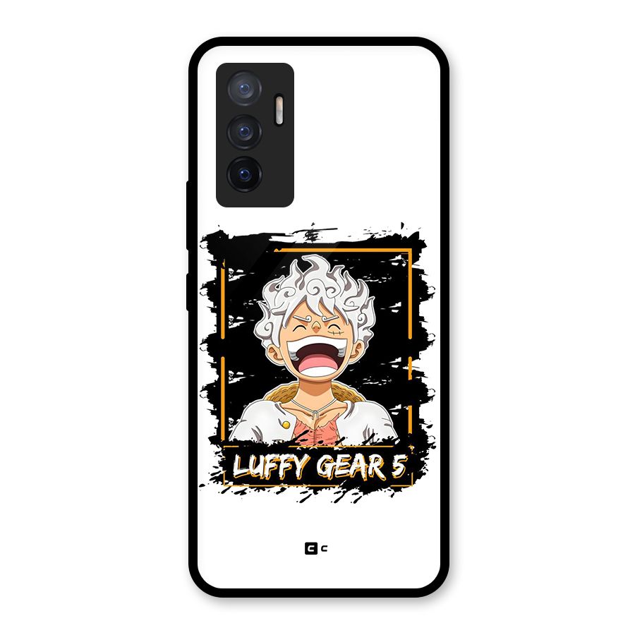 Luffy Gear 5 Glass Back Case for Vivo V23e