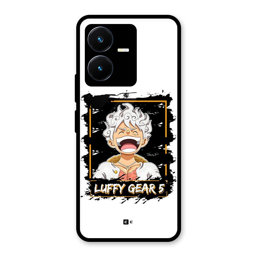 Luffy Gear 5 Glass Back Case for Vivo Y22