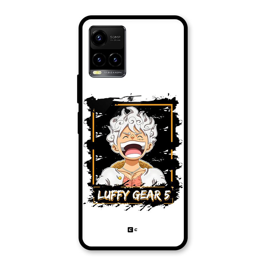 Luffy Gear 5 Glass Back Case for Vivo Y33s