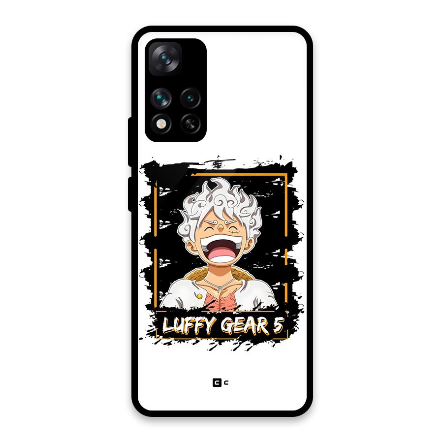 Luffy Gear 5 Glass Back Case for Xiaomi 11i HyperCharge 5G