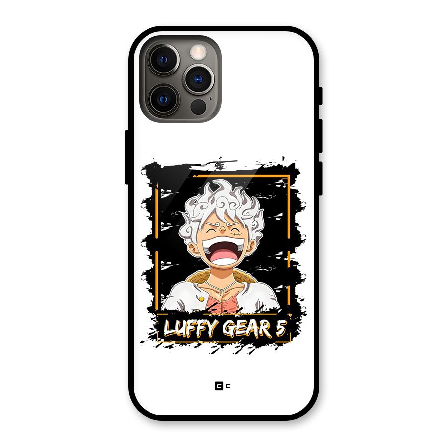 Luffy Gear 5 Glass Back Case for iPhone 12 Pro