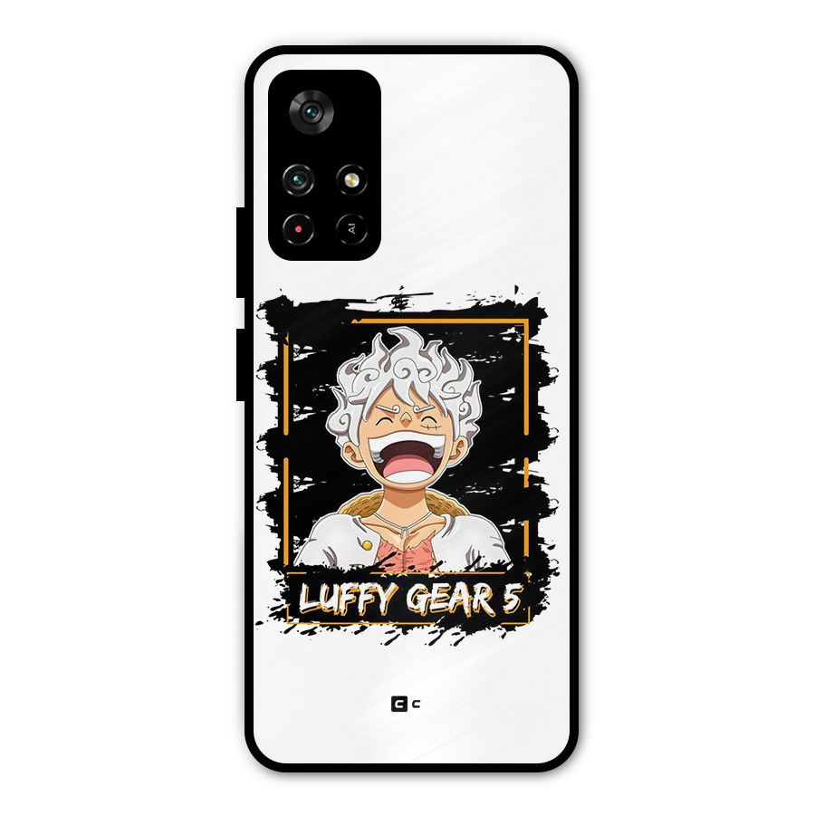 Luffy Gear 5 Metal Back Case for Poco M4 Pro 5G