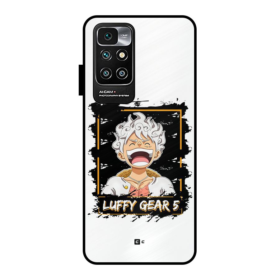 Luffy Gear 5 Metal Back Case for Redmi 10 Prime