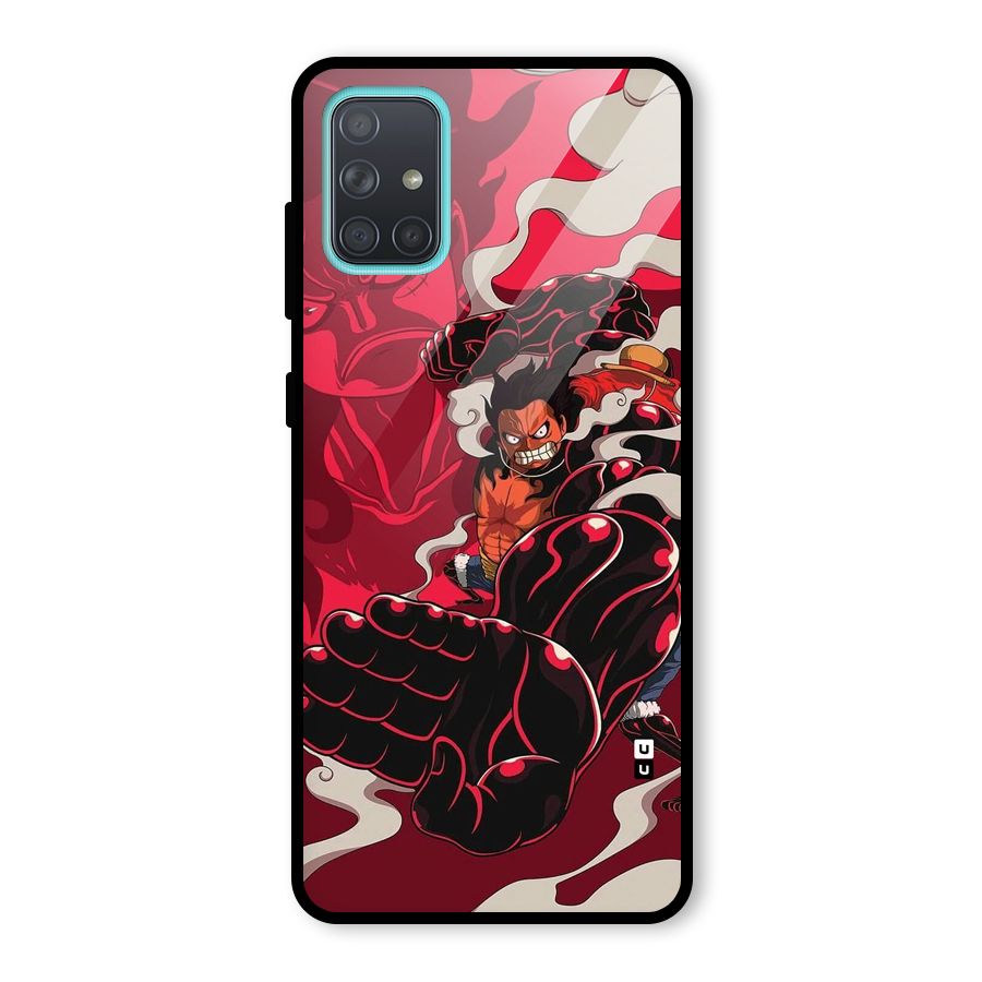 Luffy Gear Fourth Glass Back Case for Galaxy A71