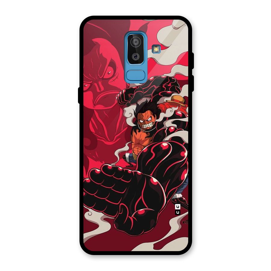 Luffy Gear Fourth Glass Back Case for Galaxy J8