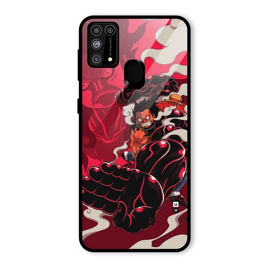 Luffy Gear Fourth Glass Back Case for Galaxy M31