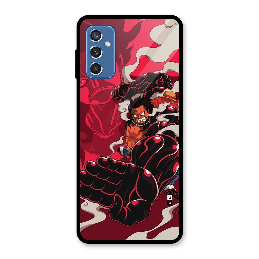 Luffy Gear Fourth Glass Back Case for Galaxy M52 5G