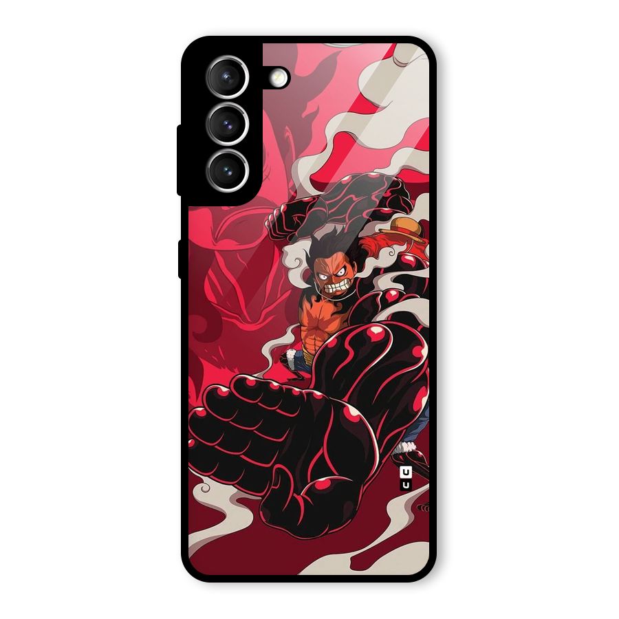 Luffy Gear Fourth Glass Back Case for Galaxy S21 5G
