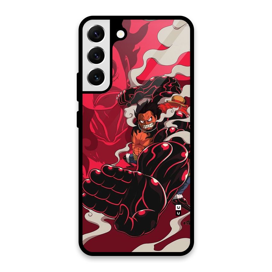 Luffy Gear Fourth Glass Back Case for Galaxy S22 Plus 5G