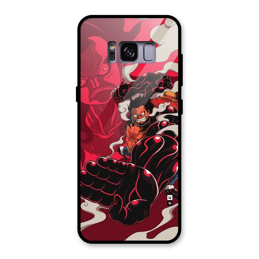 Luffy Gear Fourth Glass Back Case for Galaxy S8