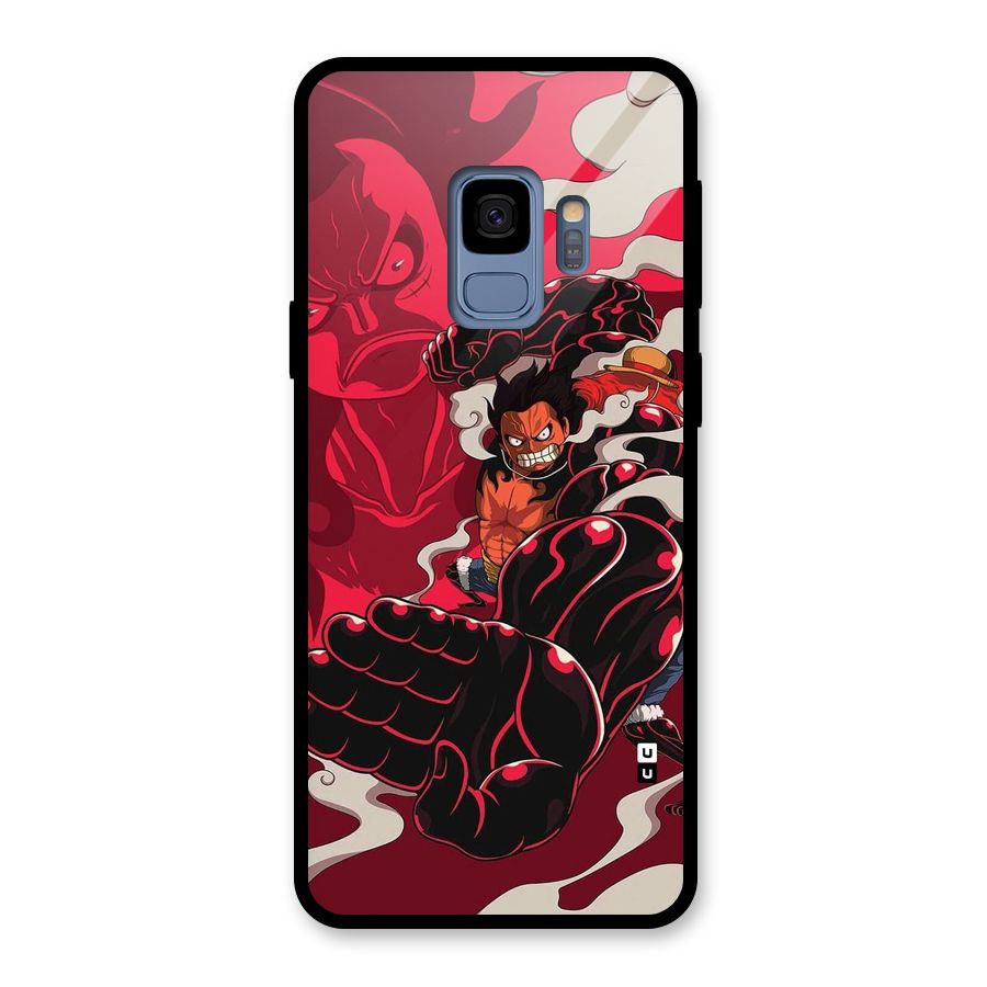 Luffy Gear Fourth Glass Back Case for Galaxy S9