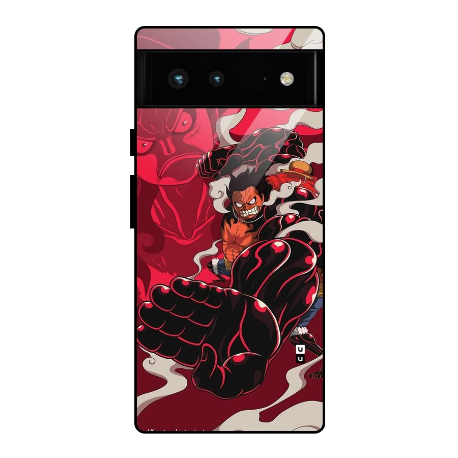 Luffy Gear Fourth Glass Back Case for Google Pixel 6