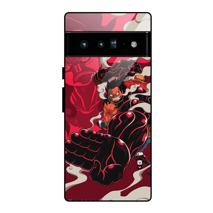 Luffy Gear Fourth Glass Back Case for Google Pixel 6 Pro