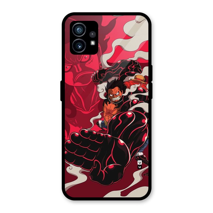 Luffy Gear Fourth Glass Back Case for Nothing Phone 1