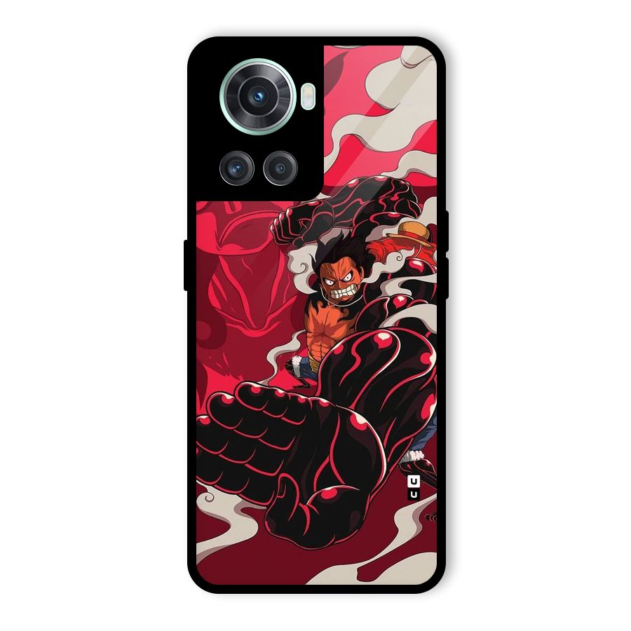Luffy Gear Fourth Glass Back Case for OnePlus 10R