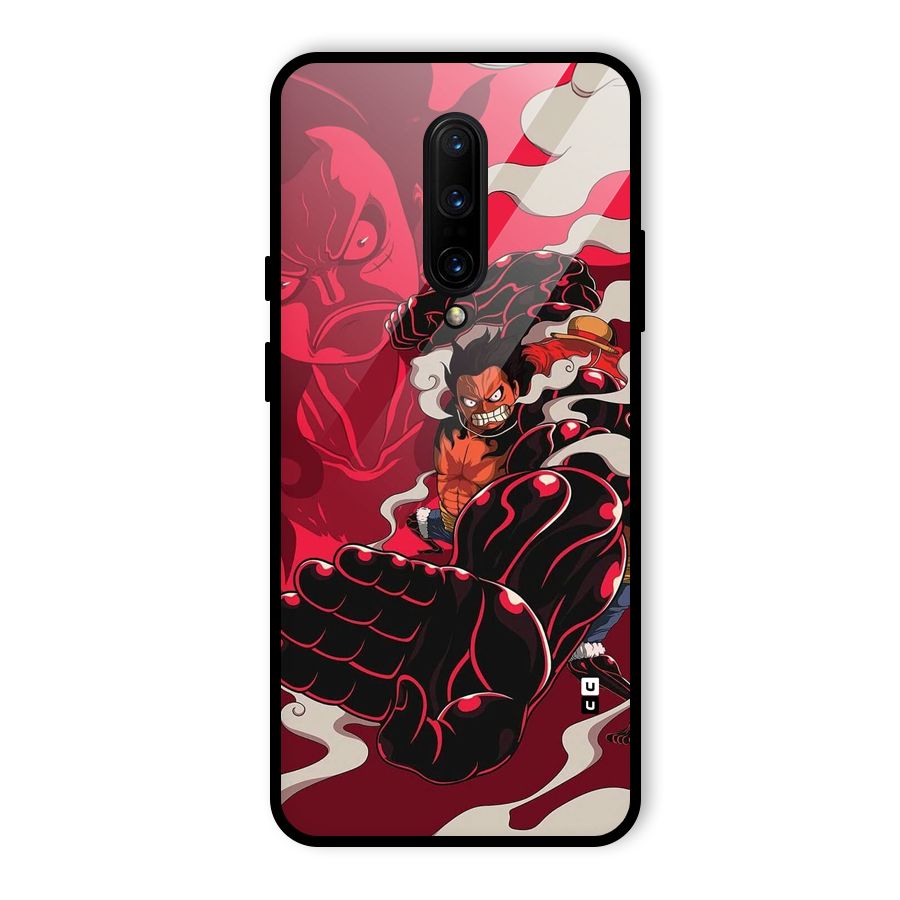 Luffy Gear Fourth Glass Back Case for OnePlus 7 Pro