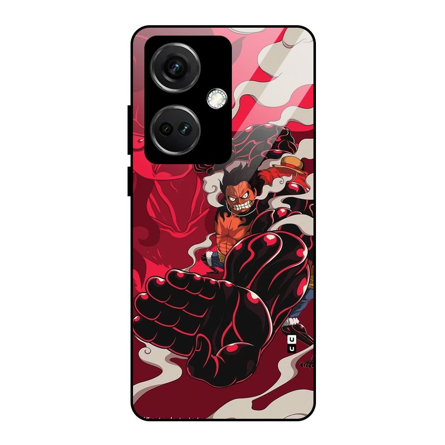 Luffy Gear Fourth Glass Back Case for OnePlus Nord CE 3 5G