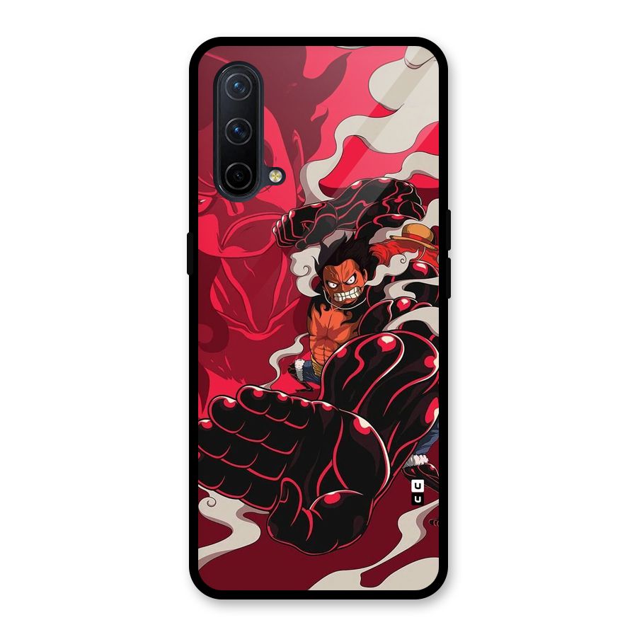 Luffy Gear Fourth Glass Back Case for OnePlus Nord CE 5G
