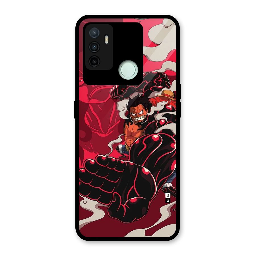 Luffy Gear Fourth Glass Back Case for Oppo A53