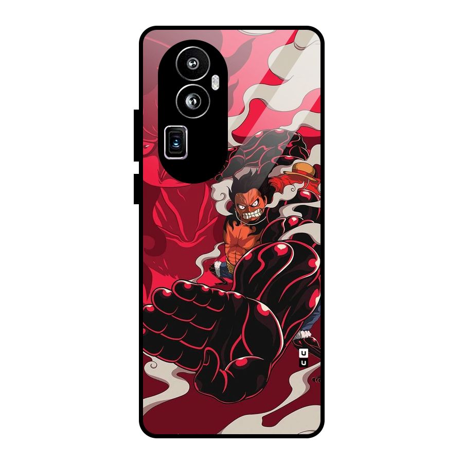 Luffy Gear Fourth Glass Back Case for Oppo Reno10 Pro Plus