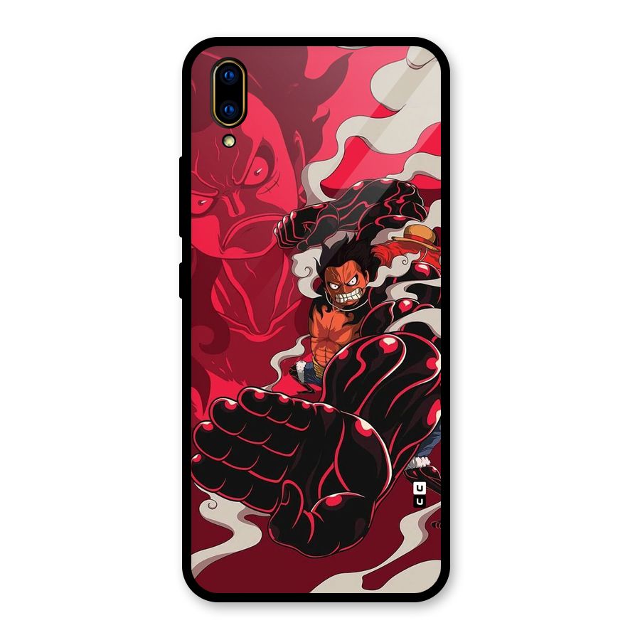 Luffy Gear Fourth Glass Back Case for Vivo V11 Pro