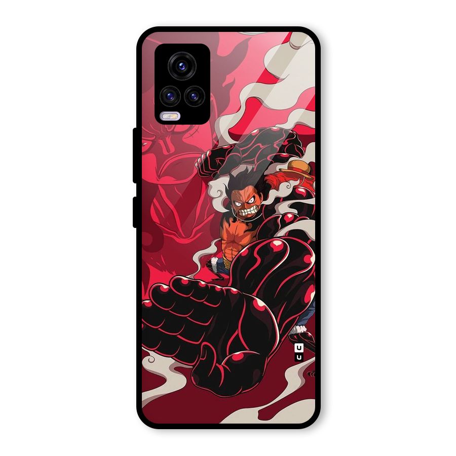 Luffy Gear Fourth Glass Back Case for Vivo V20 2021