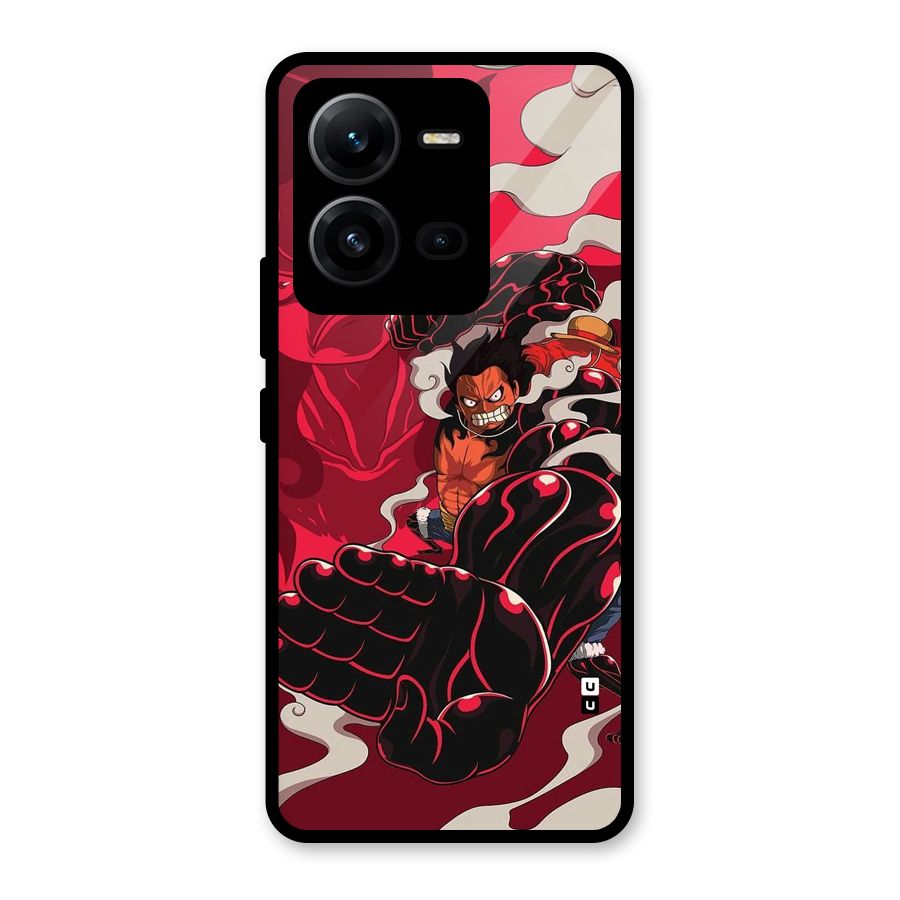 Luffy Gear Fourth Glass Back Case for Vivo V25