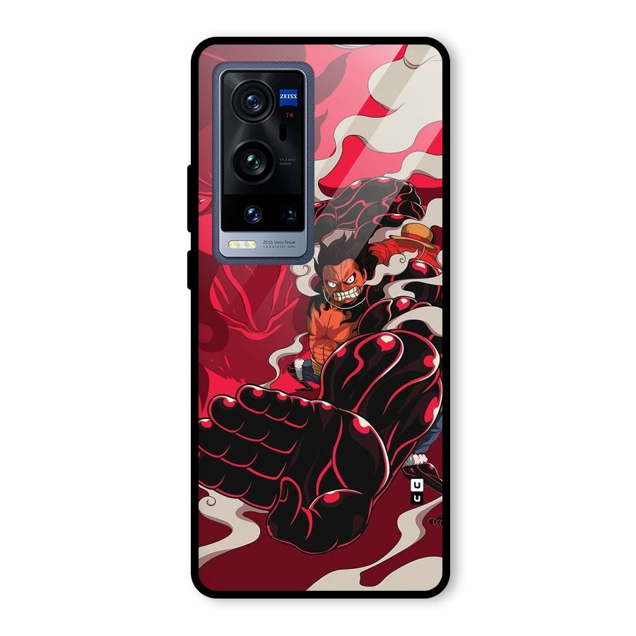 Luffy Gear Fourth Glass Back Case for Vivo X60 Pro Plus