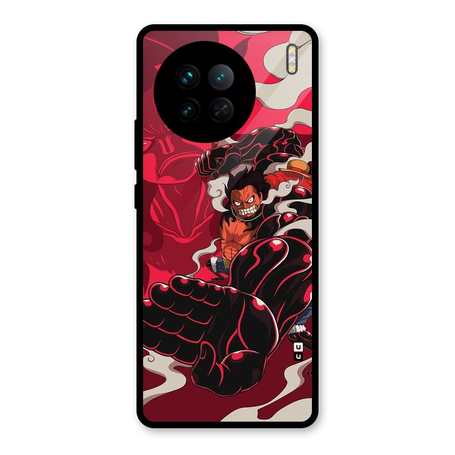 Luffy Gear Fourth Glass Back Case for Vivo X90