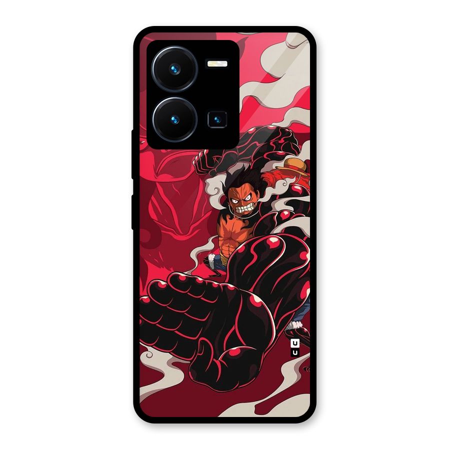 Luffy Gear Fourth Glass Back Case for Vivo Y35